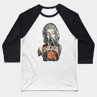 Marilyn Monroe Chicago Retro Baseball T-Shirt